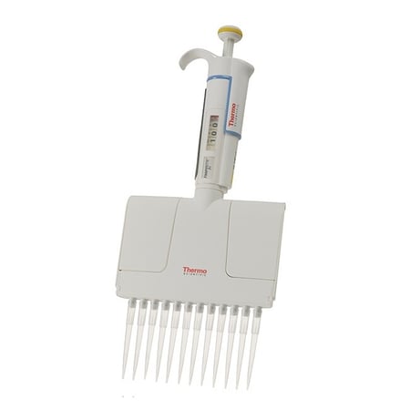 Thermo Fisher Scientific Finnpipette™ F1 Manual 12-Channel Pipette, 30-300 µL, 4661070N